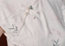 Summer New Chinese Style Slim Fit Qipao | Fresh Bamboo Print Long Dress