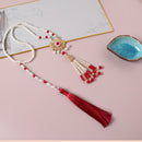 Embroidered Mamianqun Set | Elegant Long Sleeve Hanfu Dress