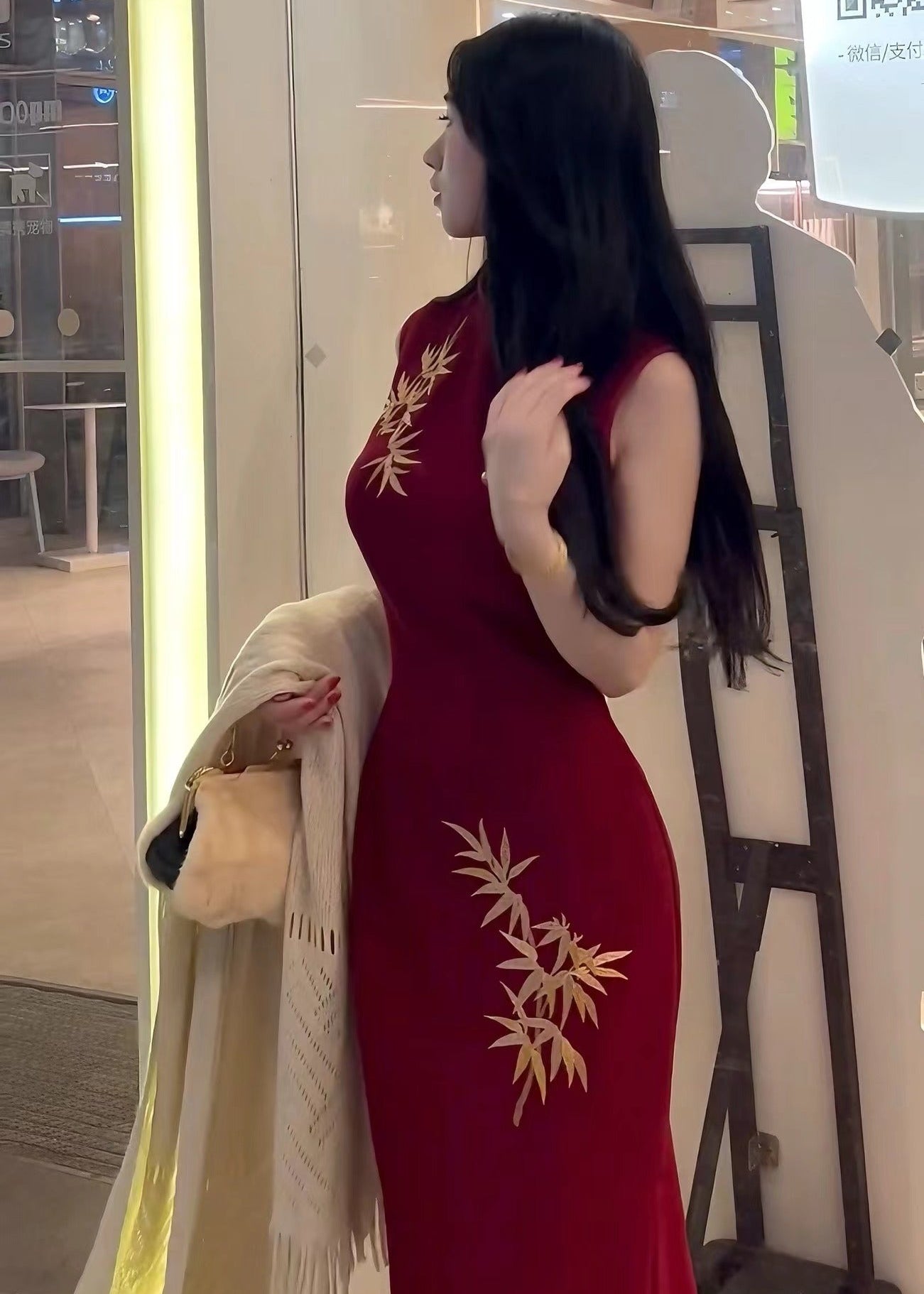 New Chinese Bamboo Embroidery Couple Outfit | Zhongshan & Cheongsam