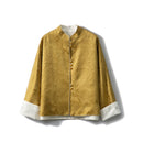 Silk Top with Floral Embroidery, Elegant Chinese Style