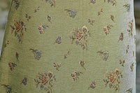 Light Green Daily Plush Vintage Qipao for Winter | Elegant Warmth Long Dress