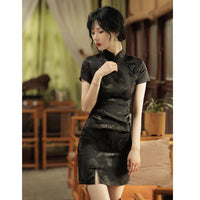 Qipao2024 New Improved French Retro National Fashion Small Girl Dress