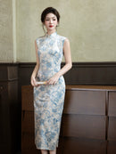 Beige Qipao Dress | Elegant Banquet & Formal Cheongsam