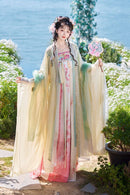 Tang-Style Qi Xiong Ruqun Hanfu | Heavy Embroidery Wide-Sleeve Robe