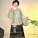 Elegant Embroidered Hanfu Set – Traditional Chinese Robe & Skirt for Women