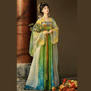 Vintage Chinese Hanfu Dress for Women, Floral Embroidery with Elegant Long Sleeves