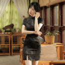 Qipao2024 New Improved French Retro National Fashion Small Girl Dress