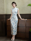 Beige Qipao Dress | Elegant Banquet & Formal Cheongsam