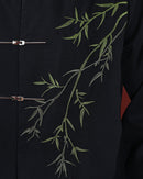 New Chinese Bamboo Embroidery Couple Outfit | Zhongshan & Cheongsam