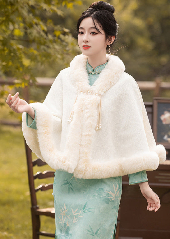 Jacquard Bamboo Long Sleeve Winter Qipao | Elegant Daily Wear
