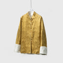 Silk Top with Floral Embroidery, Elegant Chinese Style
