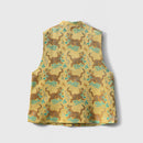 Silk Vest with Playful Animal Print – Luxury Traditional Chinese Design
