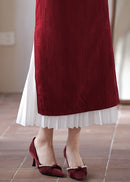 Cheongsam Slip Underskirt | Lace Lining Anti See-Through
