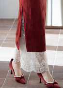 Cheongsam Slip Underskirt | Lace Lining Anti See-Through