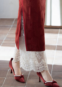 Cheongsam Slip Underskirt | Lace Lining Anti See-Through