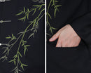 New Chinese Bamboo Embroidery Couple Outfit | Zhongshan & Cheongsam