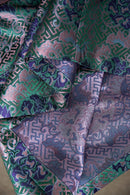 Silk Vest with Traditional Chinese Floral Patterns – Elegant Silk Brocade Waistcoat