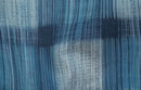 Blue Sleeveless Plaid Qipao Maxi | Vintage Minimal Slim