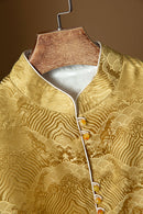 Silk Top with Floral Embroidery, Elegant Chinese Style