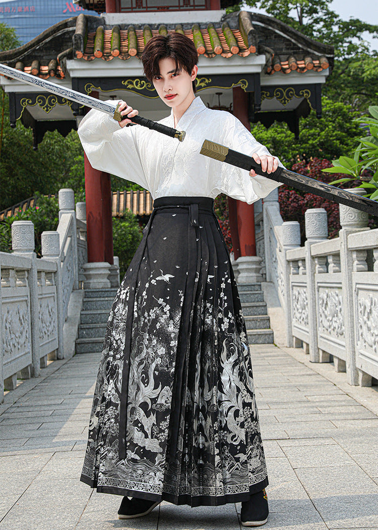 Summer Men’s Mamian Set | Breathable Jacquard