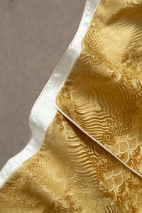 Silk Top with Floral Embroidery, Elegant Chinese Style
