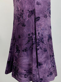 Modern Purple Fishtail Halter Qipao | Sleeveless Cheongsam Summer Dress