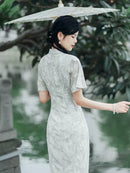 Traditional Chinese Lace Cheongsam In Summer