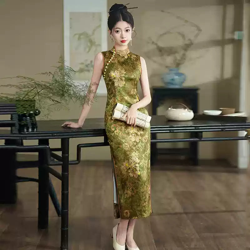 2024 Summer new design Cinese Triditional Cheongsam Women's Qipao