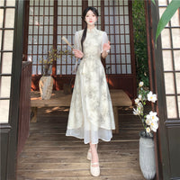 Large Size New Chinese Improved Cheongsam High-end and Exquisite