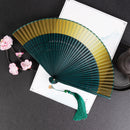 Dual-Tone Chinese Handheld Fan For Hanfu, Decorative Gift