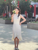 2024 New Models Young Lady New Chinese Improved Sleeveless Qipao