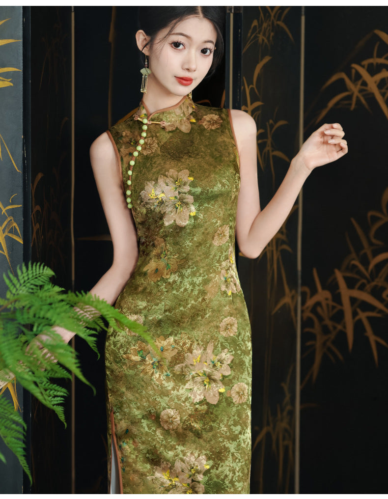 2024 Summer new design Cinese Triditional Cheongsam Women's Qipao