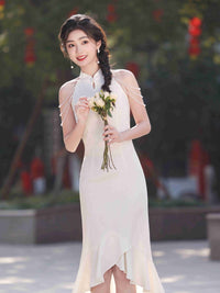 2024 New Models Young Lady New Chinese Improved Sleeveless Qipao