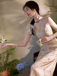 Women's New Chinese Cheongsam With Simple Design.