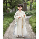 Boy's Gold-Stamped Chinese Ming dynasty Hanfu