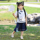 Girls Chinese Suit Two-Piece Traditional Outfit