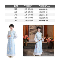 Boys Ancient Chinese Summer Robe Hanfu Costume