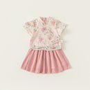 Children's Pink Hanfu Summer Dress Traditional Girl Suit Fashion Clothing Outfit