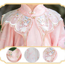 Girls' Pink Cultural Dress Hanfu