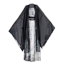 Weijin Black Bamboo Pattern Hanfu Dress Women’s Traditional Costume