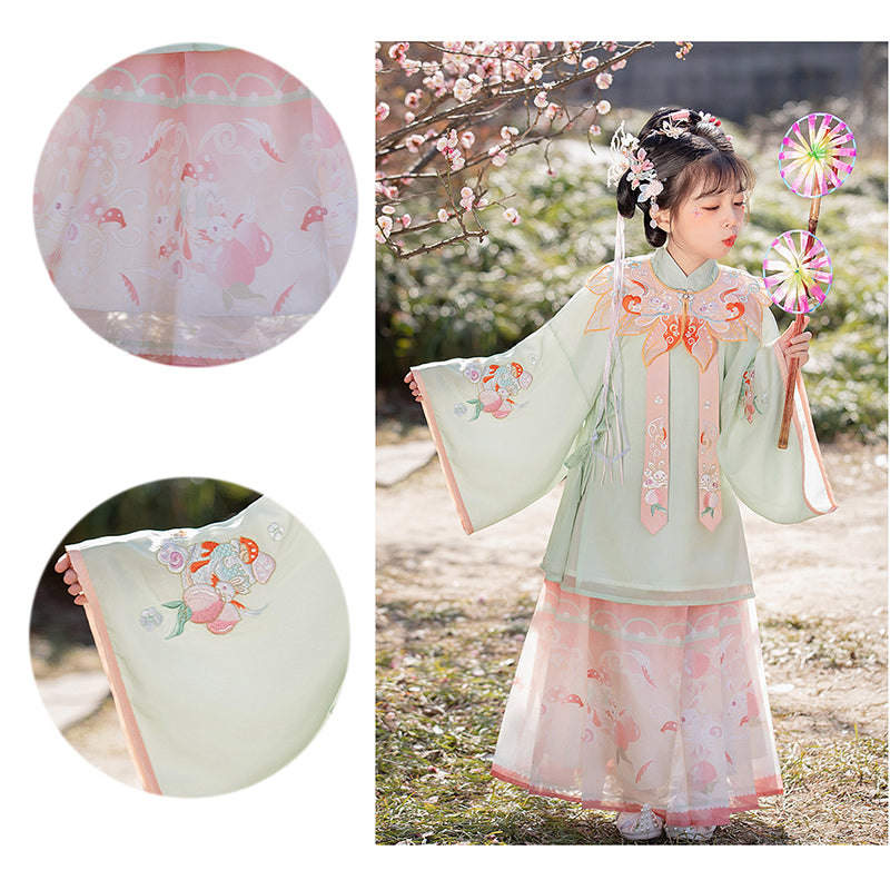 Girls' Hanfu for Chinese New Year