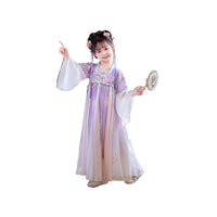 “Purple Cloud Fairy” Chinese Traditional Dress for Kids