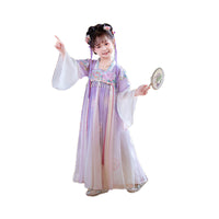 “Purple Cloud Fairy” Chinese Traditional Dress for Kids