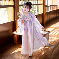 “Purple Cloud Fairy” Chinese Traditional Dress for Kids