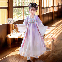 “Purple Cloud Fairy” Chinese Traditional Dress for Kids