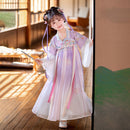 “Purple Cloud Fairy” Chinese Traditional Dress for Kids