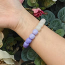 Lucky Gradient Beads Bracelet Elastic Couple Women Friends Gift Fashion