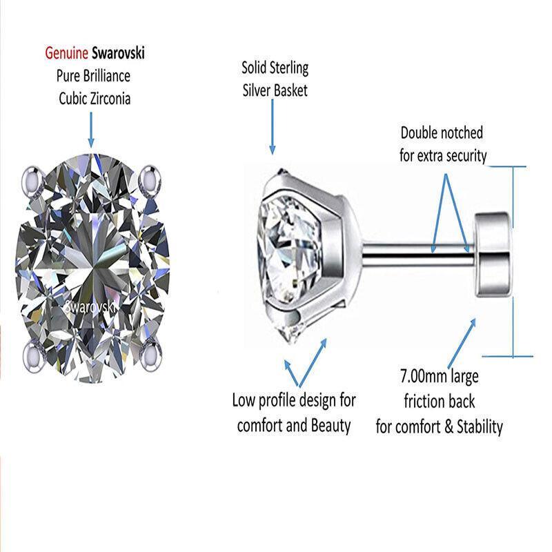 Imitation Diamond Stud Earrings