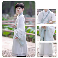 Children's Hanfu - traditional cultural clothing with scholarly motifs