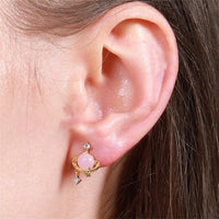 Pink Dainty Earrings